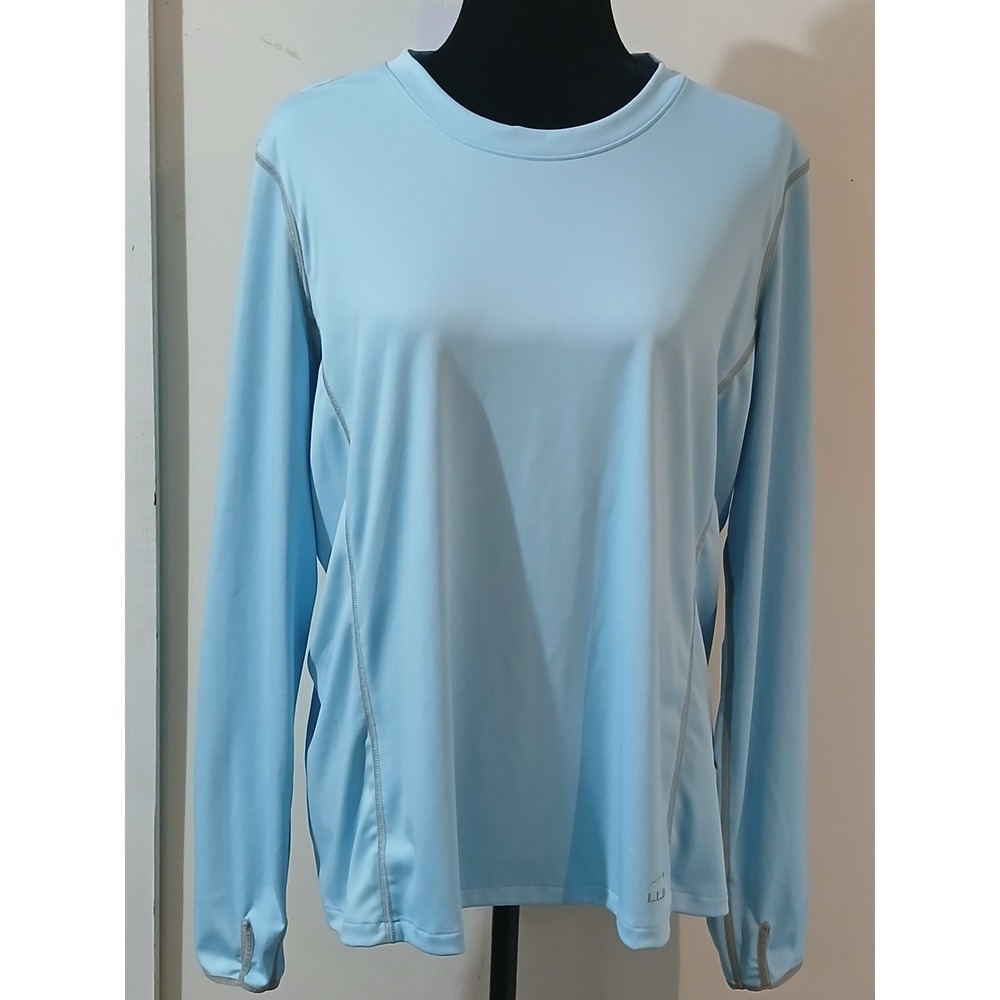 Light Blue Women's Long Sleeve Performance Top